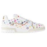 Louis Vuitton Trainer Sneaker White / Rainbow